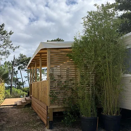 Mobilhome De Gamme Avec Vue Exceptionnelle Sur Le Bassin Arcachon - 6 Personnes Lège-Cap-Ferret