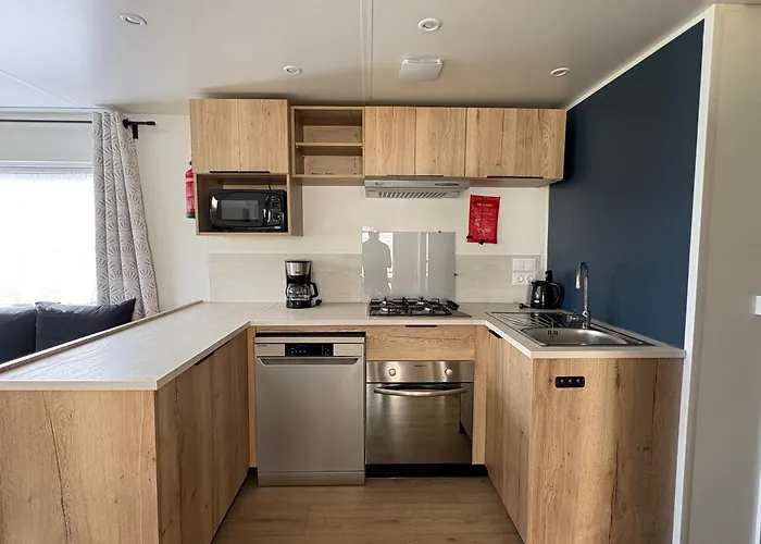 Mobilhome De Gamme Avec Vue Exceptionnelle Sur Le Bassin Arcachon - 6 Personnes Casa vacanze Lège-Cap-Ferret
